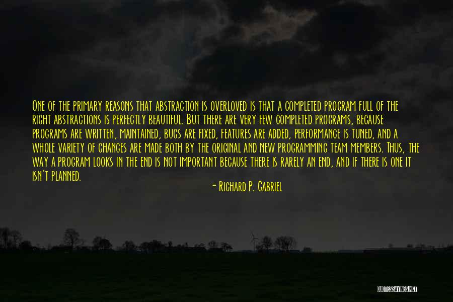 Perfectly Beautiful Quotes By Richard P. Gabriel