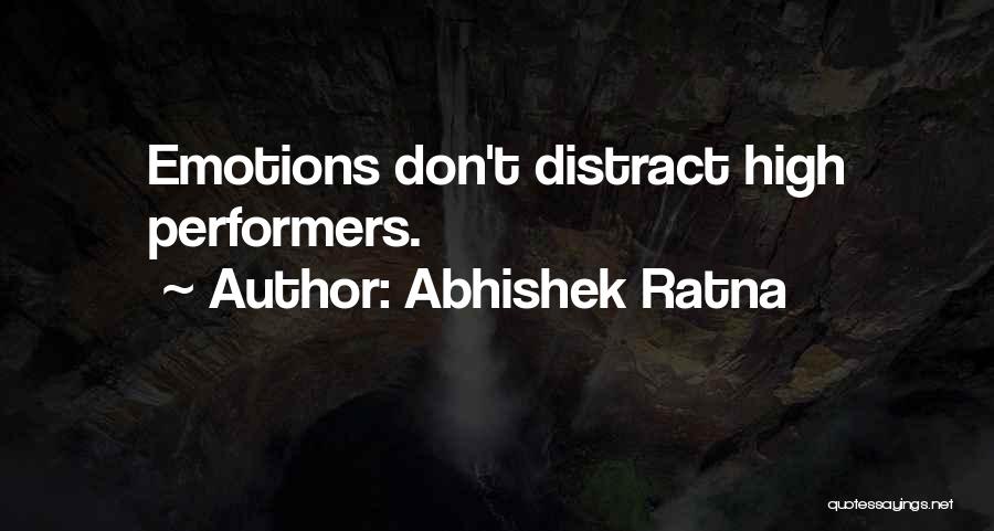 Performance In Business Quotes By Abhishek Ratna