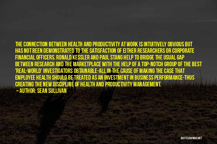 Performance In Business Quotes By Sean Sullivan
