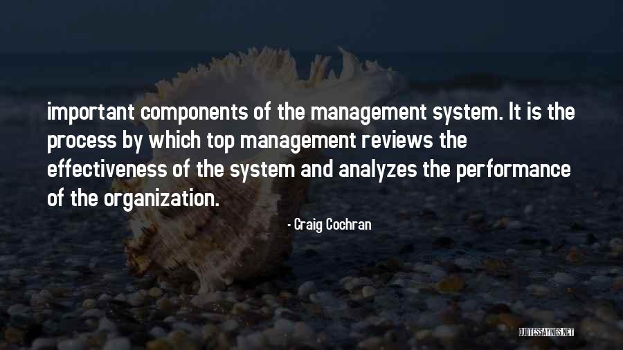 Performance Management Process Quotes By Craig Cochran