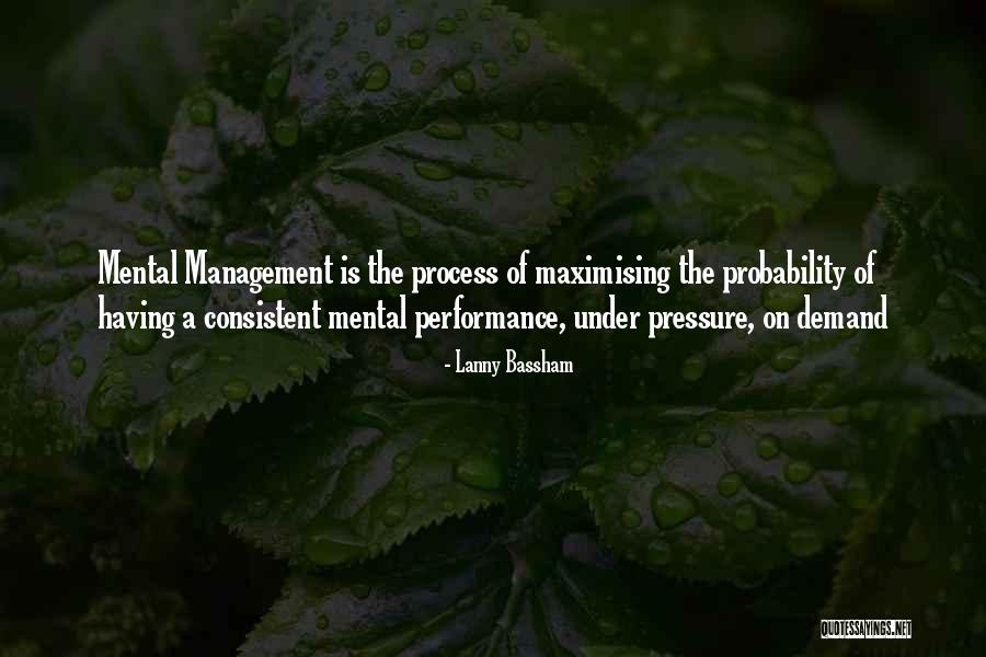 Performance Management Process Quotes By Lanny Bassham