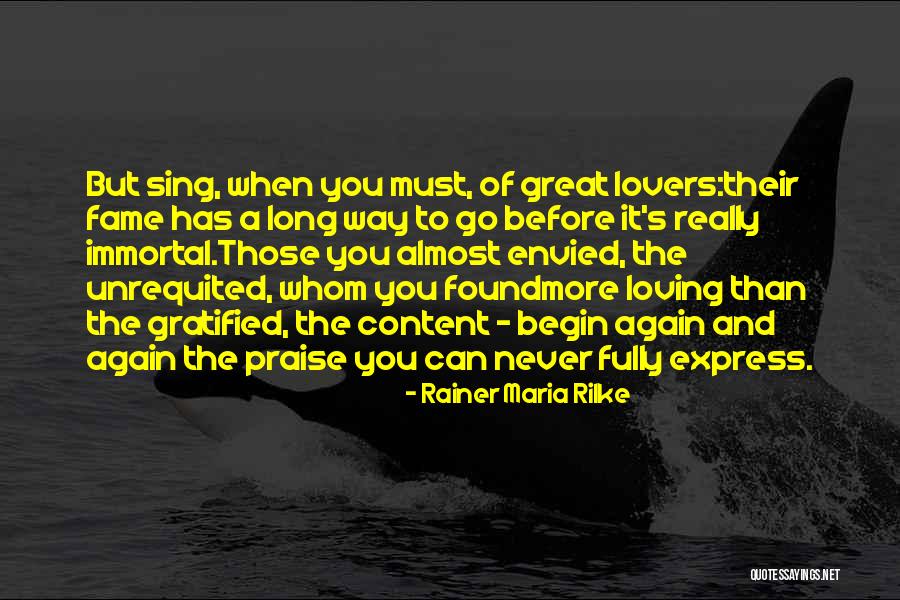 Performance Master Quotes By Rainer Maria Rilke Performance Master Quotes By Rainer Maria Rilke