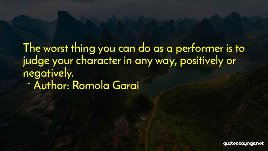 Performer Quotes By Romola Garai