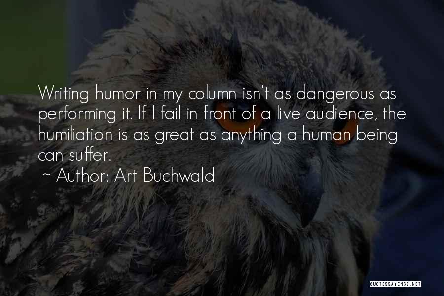 Performing Live Quotes By Art Buchwald