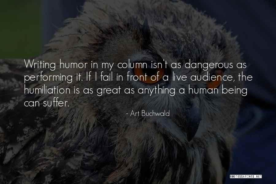 Performing Live Quotes By Art Buchwald