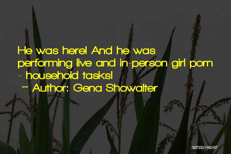 Performing Live Quotes By Gena Showalter