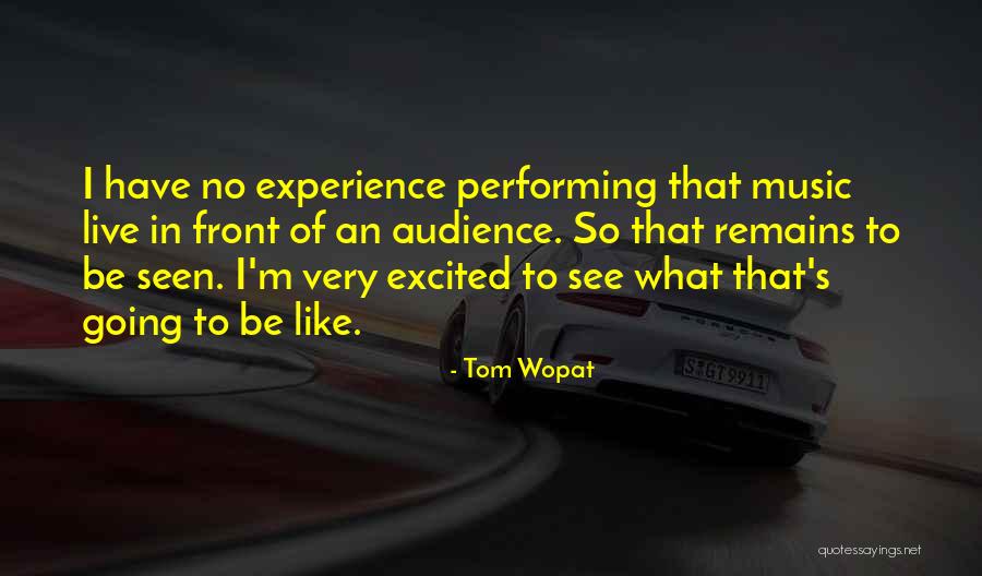 Performing Live Quotes By Tom Wopat