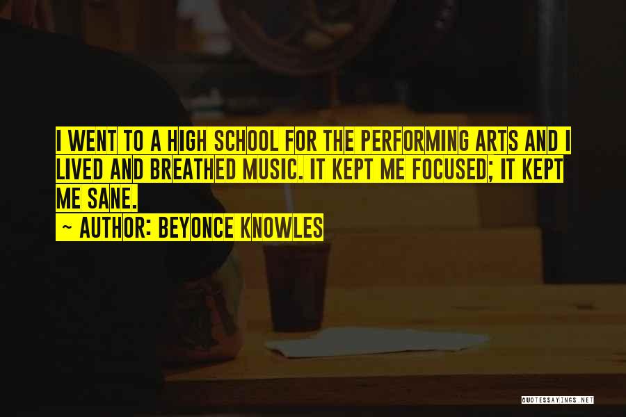 Performing Music Quotes By Beyonce Knowles
