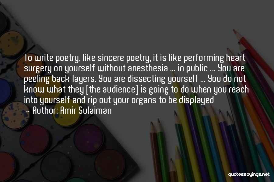 Performing Poetry Quotes By Amir Sulaiman