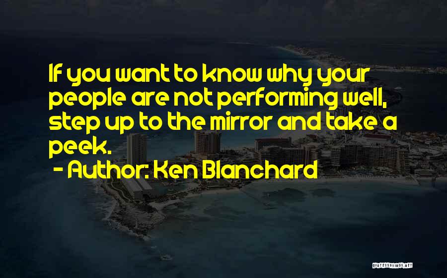 Performing Quotes By Ken Blanchard