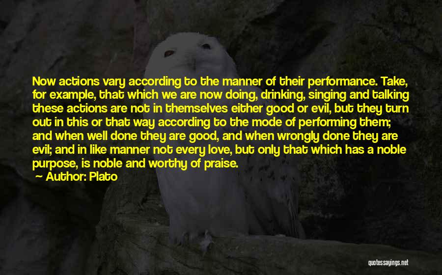 Performing Singing Quotes By Plato