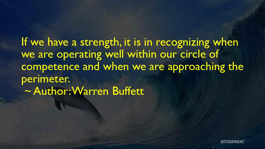 Perimeter Quotes By Warren Buffett