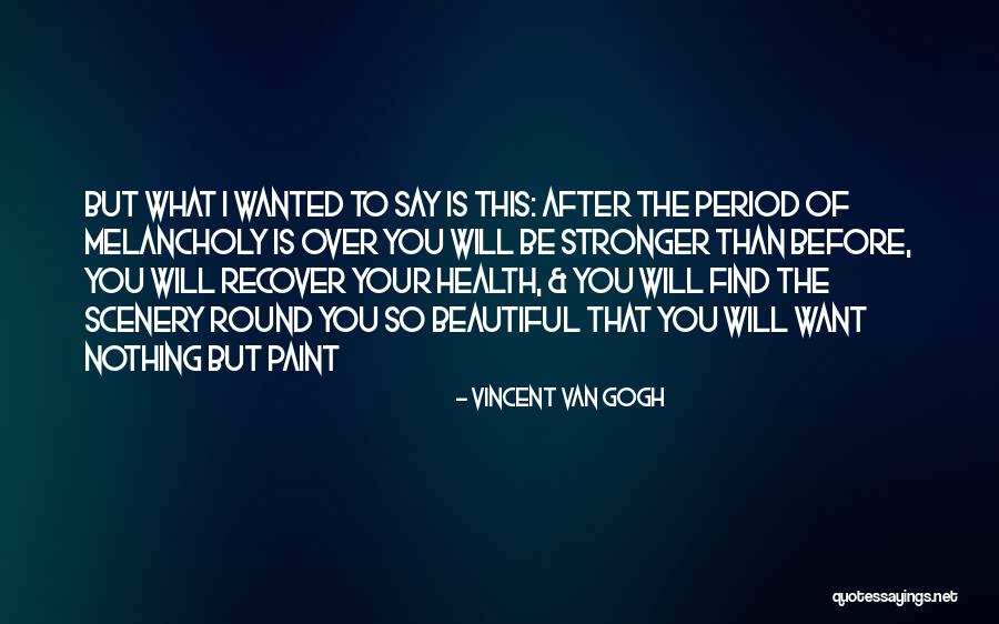 Period After Or Before Quotes By Vincent Van Gogh