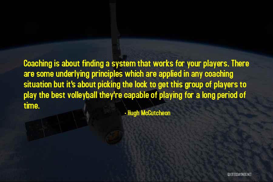 Period And Group Quotes By Hugh McCutcheon Period And Group Quotes By Hugh McCutcheon