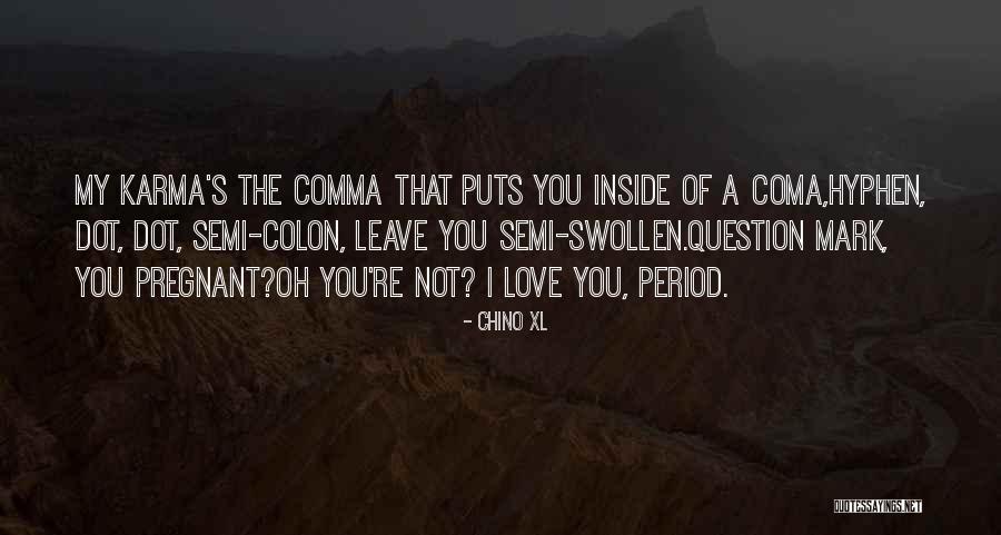 Period Inside Or Outside Quotes By Chino XL