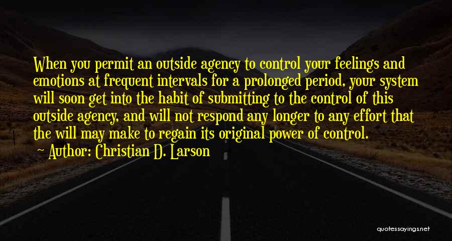Period Outside Quotes By Christian D. Larson