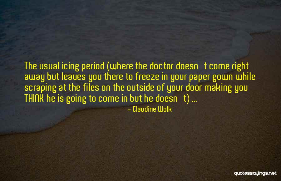 Period Outside Quotes By Claudine Wolk