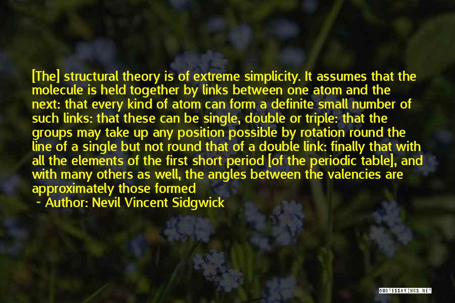 Periodic Elements Quotes By Nevil Vincent Sidgwick