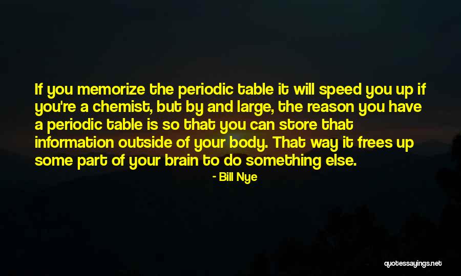 Periodic Table Quotes By Bill Nye