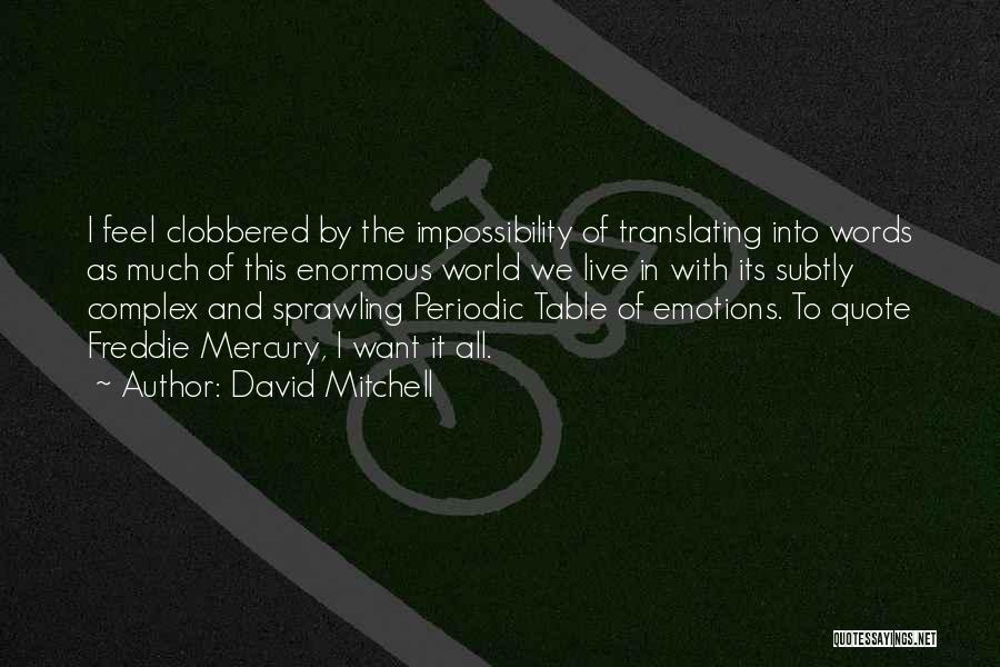 Periodic Table Quotes By David Mitchell