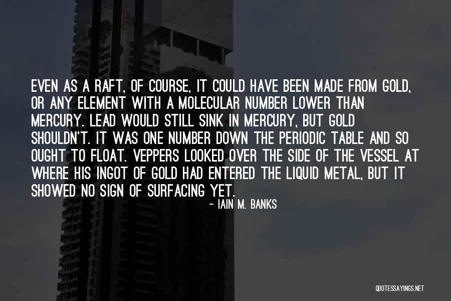 Periodic Table Quotes By Iain M. Banks