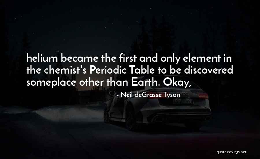 Periodic Table Quotes By Neil DeGrasse Tyson