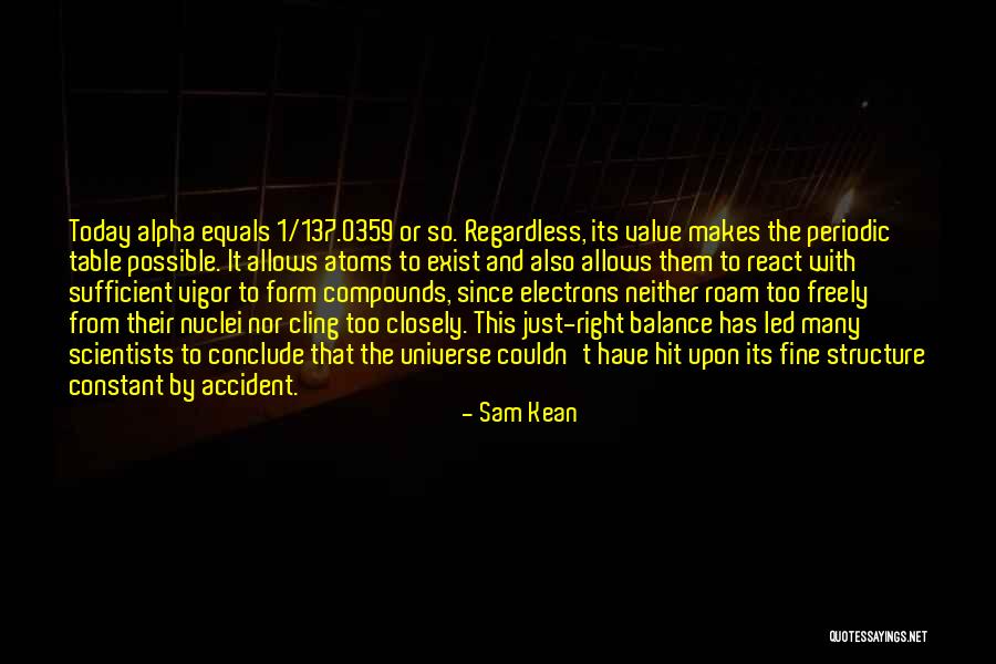 Periodic Table Quotes By Sam Kean