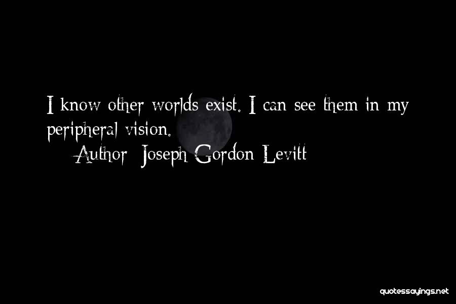 Peripheral Vision Quotes By Joseph Gordon-Levitt