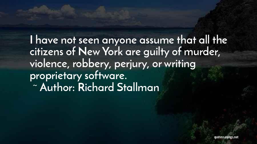 Perjury Quotes By Richard Stallman