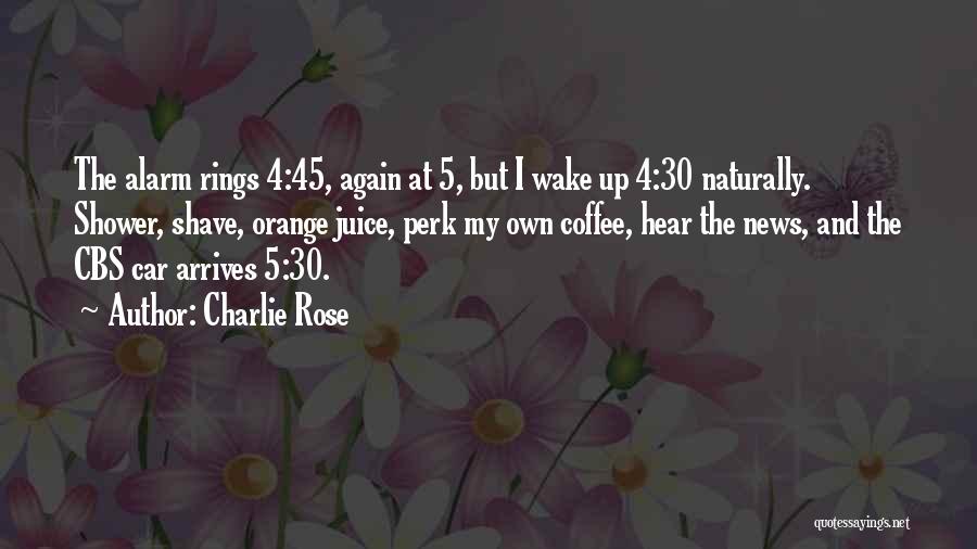 Perk Me Up Quotes By Charlie Rose