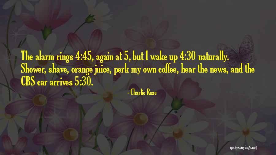 Perk Quotes By Charlie Rose