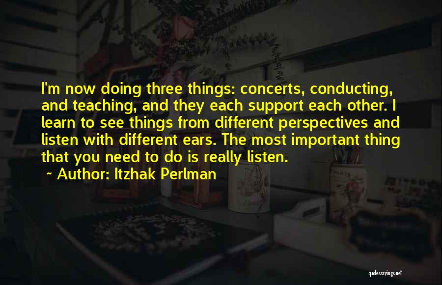 Perlman Quotes By Itzhak Perlman