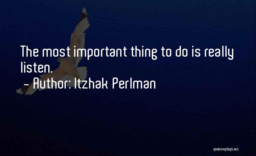 Perlman Quotes By Itzhak Perlman