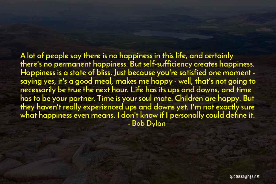 Permanent Happiness Quotes By Bob Dylan