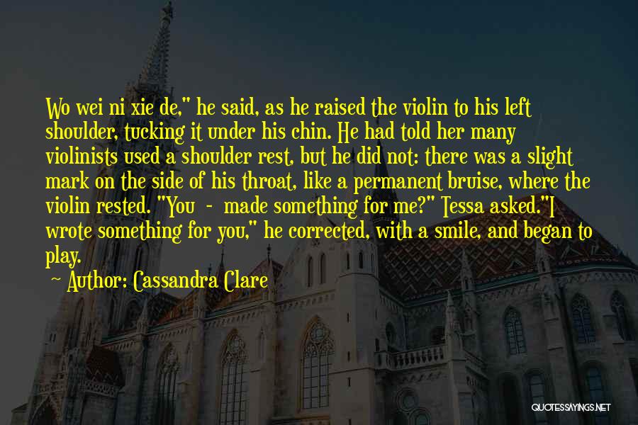 Permanent Smile Quotes By Cassandra Clare