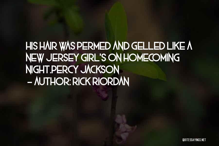 Permed Hair Quotes By Rick Riordan