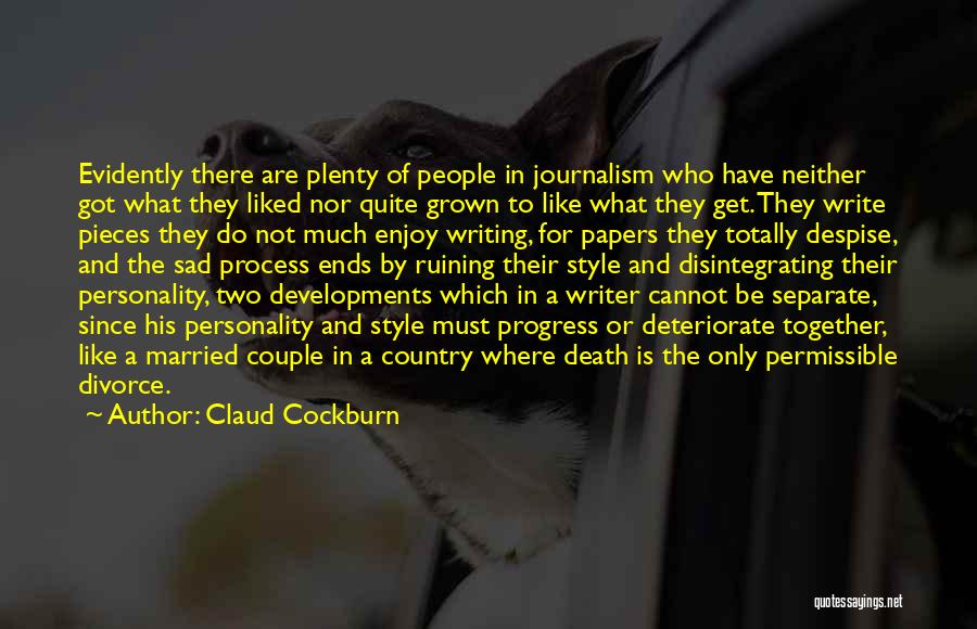 Permissible Quotes By Claud Cockburn