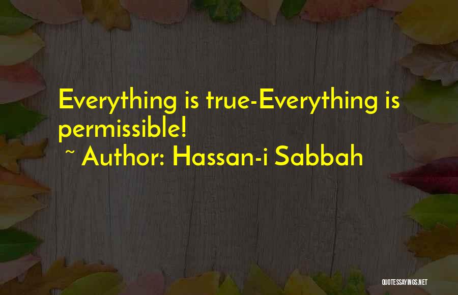 Permissible Quotes By Hassan-i Sabbah