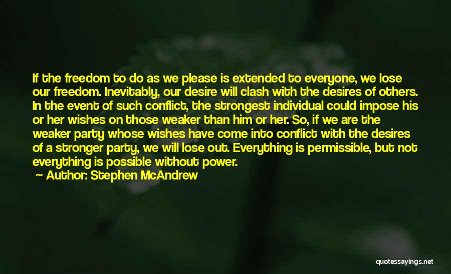 Permissible Quotes By Stephen McAndrew