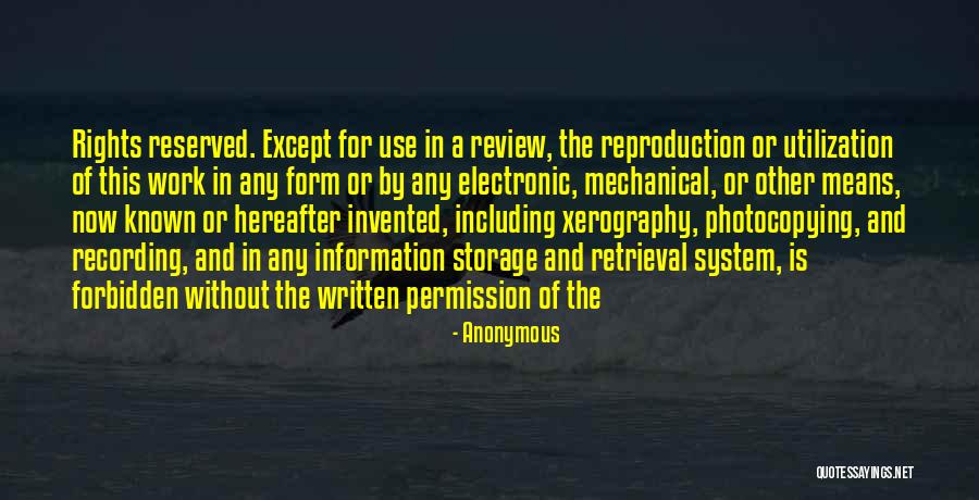 Permission By Quotes By Anonymous