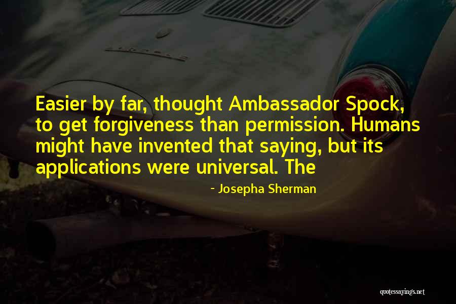 Permission By Quotes By Josepha Sherman