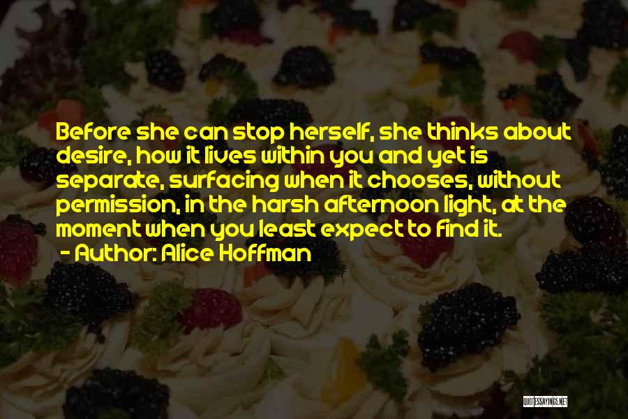 Permission Quotes By Alice Hoffman