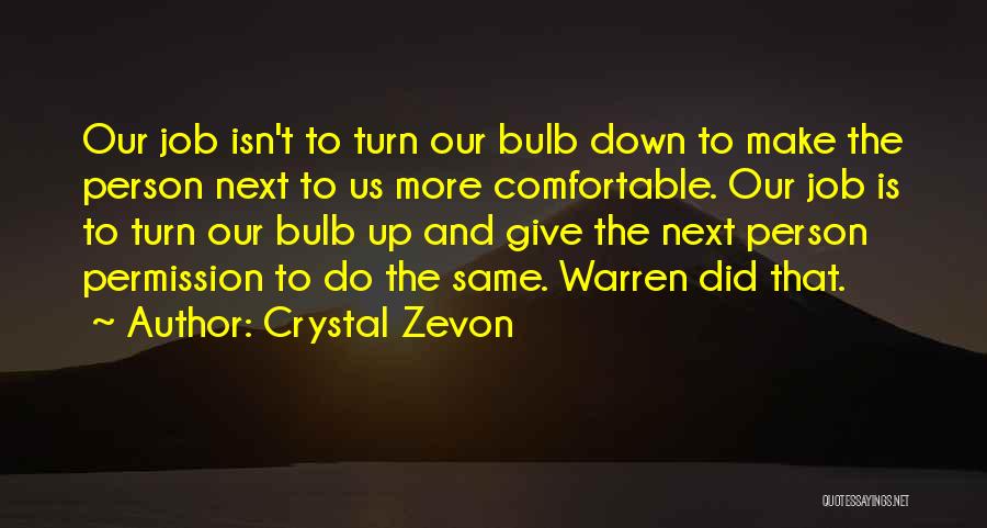 Permission Quotes By Crystal Zevon