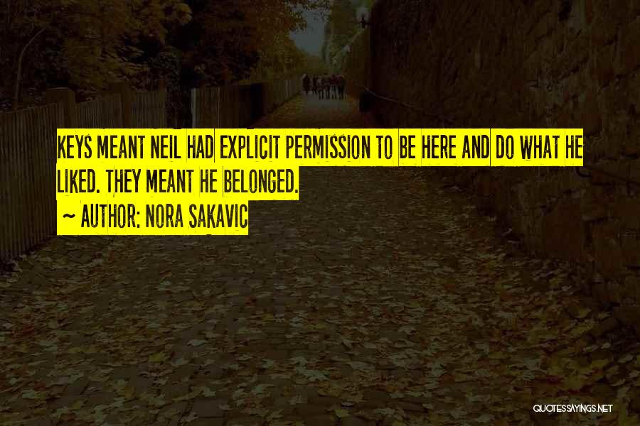 Permission Quotes By Nora Sakavic