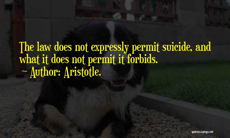 Permit Quotes By Aristotle.