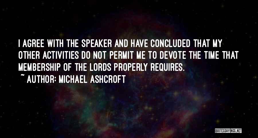 Permit Quotes By Michael Ashcroft