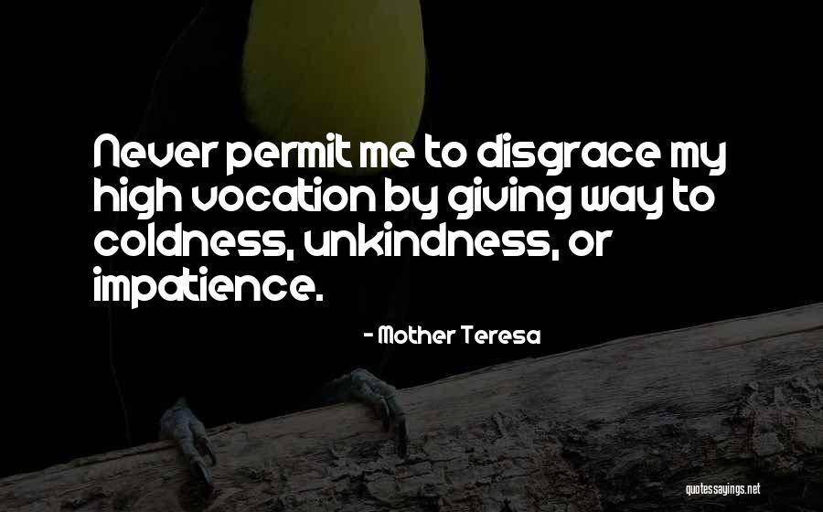 Permit Quotes By Mother Teresa