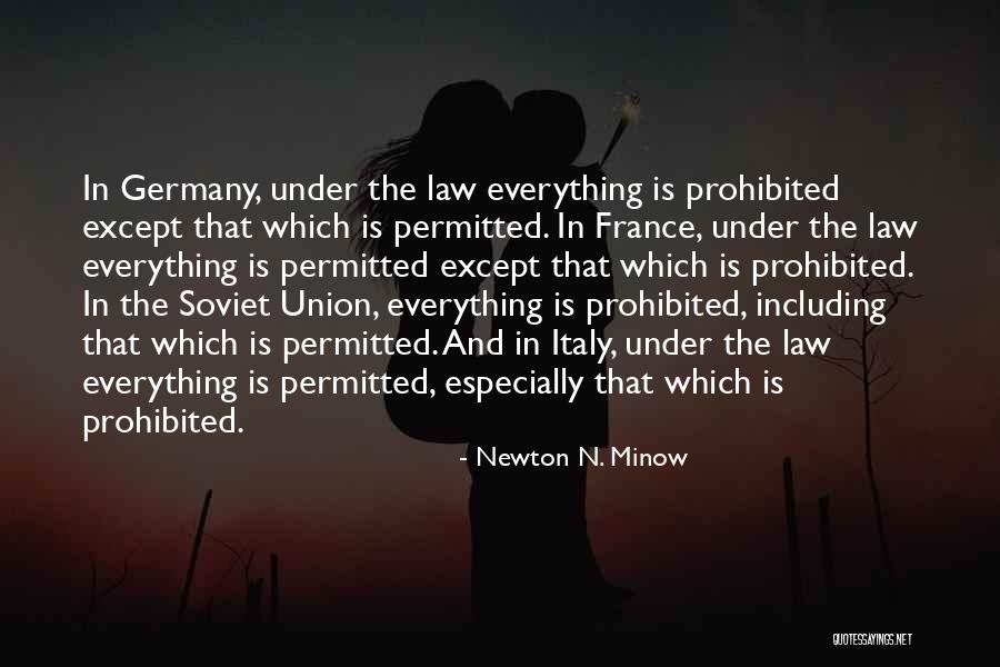 Permitted By Law Quotes By Newton N. Minow Permitted By Law Quotes By Newton N. Minow