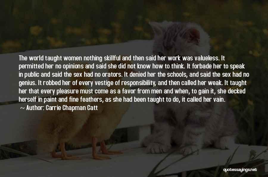 Permitted Quotes By Carrie Chapman Catt
