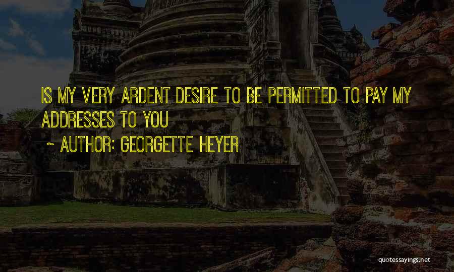 Permitted Quotes By Georgette Heyer